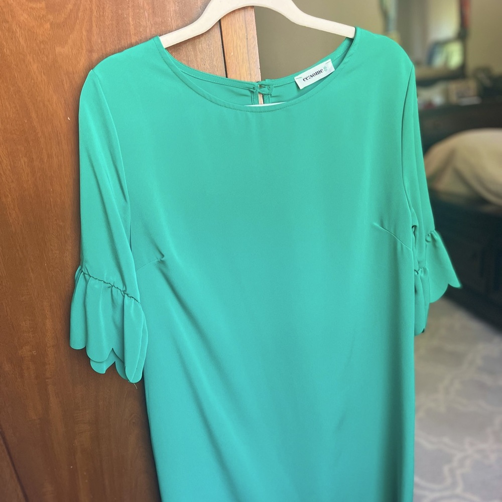 NWOT-Kelly Green Boutique Dress 👗 Sz Medium